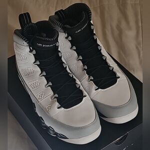 Jordan Men's White and Black Sneakers